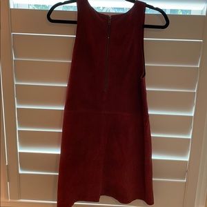 Suede Free People dress